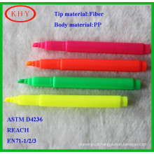 2015 Hot Sale Stationery Set Fluorescent Pen with Clip